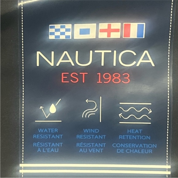 Men's Nautica Black Hooded Puffer Jacket - Picture 13 of 15